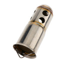Stainless Steel Round Tip 51mm Exhaust Muffler Baffle Silencer DB Killer for