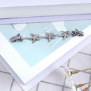 Beach Chain Collar Clips Women Cardigan Sweater Pin Jewelry Gift (Starfish) A