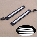 2pcs 12V White LED DRL Daytime Running Driving Bulbs Daylight Fog Light Strip