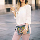DIY Owl Special Shaped Diamond Painting Women Wristlet Bags Zipper Wallet