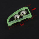 Night Fishing Rod Tip fish Bite Alarm Alert Clip Bells Ring Glow Accessory x2