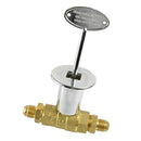 Gas Brazier With Lock 1/2" Control Valve High Pressure Valve With Key Sleeve