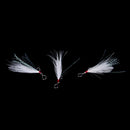 10pcs 49mm blade Lure pendant bloodstreams feather fishing lure tackle single OZ