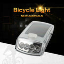 Waterproof Solar/USB Charging Mountain Bike LED Headlight+ Taillight Set A