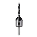 4Pcs HSS 5 Flute Countersink Drill Bit Set Screw Woodworking Chamfer Tool