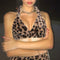 Leopard Halter Vest Women V-neck Bra Tank Sleeveless Crop Tops (Brown M)