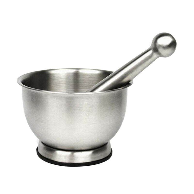 Stainless Steel Mortar and Pestle Set for Kitchen Guacamole, Cooking,