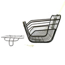 Large Capacity Bicycle Basket Metal Solid Hanging Front Rear Carrying With Cover