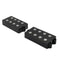 Pack of 2 Black 4 String Bass Humbucker Pickups Musical Instruments Parts DIY
