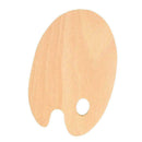8inch x 12inch Wood Artist Painting Palette M7 L7T1