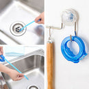 1Pc Hair Anti-clog Tool Drain Clog Wand Shower Sink Bathtub Hair Removal KitS!e