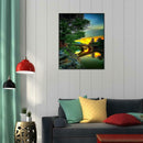 5D DIY Full Drill Diamond Painting Sunset Bridge Cross Stitch Embroidery