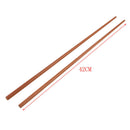 Ironwood Noodles Cooking Chopsticks 42cm Length 1 Pairs Dark Brown C4A1