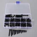 Alloy Steel Socket Cap Screws M5 Hex Head Bolt Nuts Assortment Kit with Box
