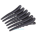 6Pcs Black 10cm Long Double-Hinged Hair Clip Hairpin Salon Tools Accessories