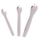 3pcs/Set Stainless Steel Medicinal Ladle Spoon Chemistry Experiment Pharmac FT