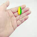6 Pcs Fishing Spoon Spinner Koeder Metal Hook Hard Art Coating Colorful 6g