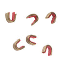 6 Pieces Bowstring Nocks Set Buckle Clips for Nocking Point Archery
