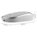 E100 3 Buttons 2.4G Wireless Mouse Notebook PC 1600DPI Rechargeable Quiet Mice
