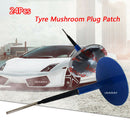 24 X TYRE PUNCTURE REPAIR PLUG PATCHES 36MM CAR BIKE MUSHROOM PATCH USEFUL