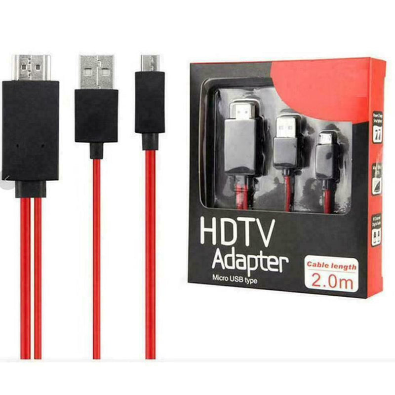 USB to HDMI Adapter Converter Cable AV HD For IOS Phone Android For MHL L7J8