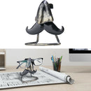 Iron Nose and Beard Shaped Eyewear Display Bracket Keeping Your Glasses Safe