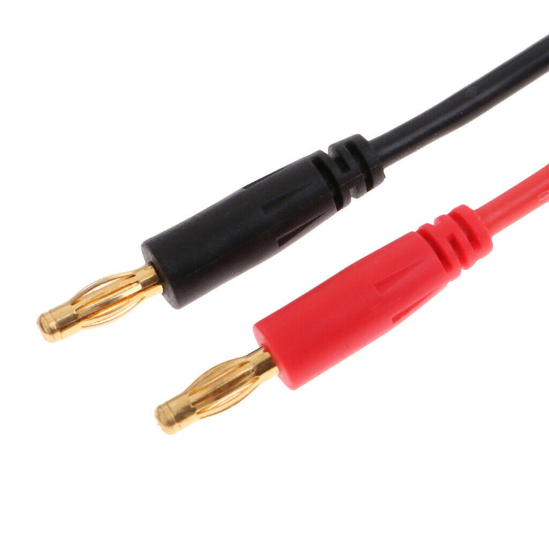 Male Plug to 4mm 4.0mm Bullet Banana Male Connector RC Charge Cable Wire