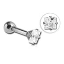 16G Short Tragus Lip Ring Monroe Ear  Stud Earring Body Piercing