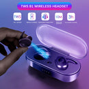 B1 Wireless Bluetooth Mini Earphones TWS Music Sports Headphones (Black)