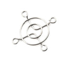 2Pcs 4cm Metal Wire Finger Guard 40mm CPU Fan DC Fan Grill/Guard Protector 3 Cy