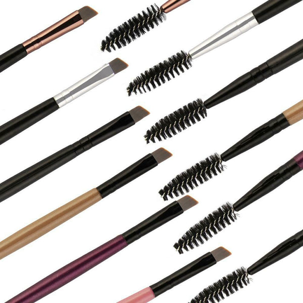 6pcs/Set Professional Makeup Brushes Eye Lash Eyebrow Cosmetics Pens Tools