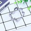 4pcs/set Cookie Puzzle Shape Stainless Steel Biscuit Mold Dessert Make ToolB Hn