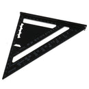 7'' Aluminum Alloy Triangle Angle Protractor Speed Square Measuring Ruler Miter