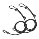 4x Kayak Rod Paddle Leash Safety Lanyard Survival Paracord With Snap Hook