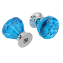 Diamond Design Drawer Knobs Kitchen Dresser Cupboard Furniture Door Blue