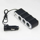3Way Cigarette Lighter Socket Splitter Power Adapter Dual USB Car Charger DJQ
