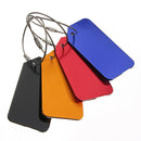 5 Pcs Holiday Metal Travel Luggage Baggage Suitcase ID Tag Buckle Address L