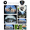 Clip 3-in-1 180 Fish-Eye Lens+Wide Angle Lens+Macro Lens Black