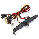 3 Channels Cooler Cooling Fan Speed Controller Splitter Adapter PC 12V Power