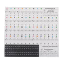 Keyboard Piano Multicolor Removable Piano and Keyboard Stickers for 49 61 76 N3C