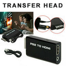 for HDTV Monitor PS2 to HDMI Video Adapter Converter with 3.5mm Audio Output