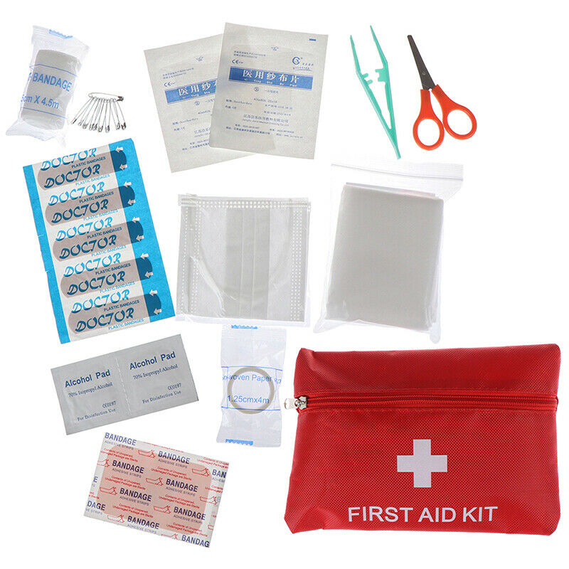 1 Set First Aid Energency Mini Outdoor Home Medical Bag Emergency Survival-y