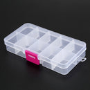 3pcs 10 Grid Electronic Component Parts Kits Plastic Storage Box Case G6P2