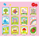 Kids Child DIY Button Stickers Picture Handmade Painting Drawing Craft Kit