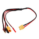 4 in1 Multi Function Charging Battery Charger Cable For XT60 Female T Plug
