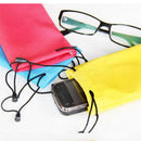 5PCS Hot Sunglasses Bag Pouch Soft Cloth Cleaning Optical Glasses Case  LJLJ