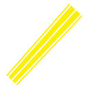 2pcs Long Stripe Car Styling Hood Bonnet Stickers Vinyl Decals Decoration