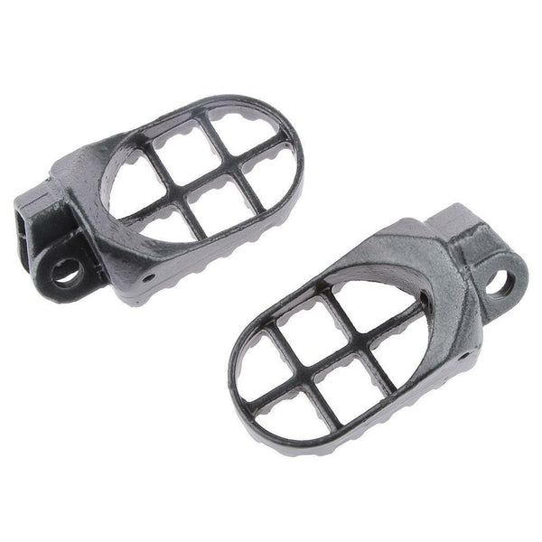 Gray Motorcycle Left Right Foot Pegs for Kawasaki KLX400 03-07 DRZ400 00-07