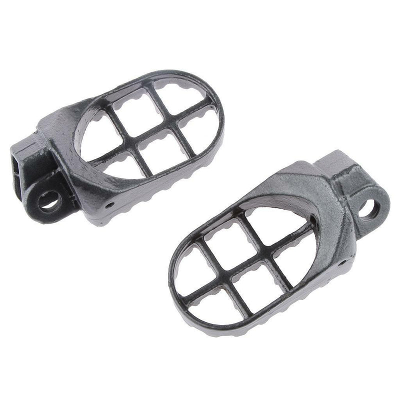 Gray Motorcycle Left Right Foot Pegs for Kawasaki KLX400 03-07 DRZ400 00-07