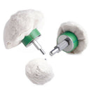 3in Cotton Dome Polishing Buffing Wheel Drill 1/4in Shank Brush Wheel for A O8E5